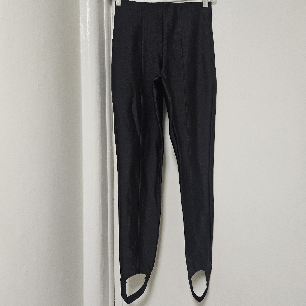 GOOD AMERICAN COMPRESSION SHINE STIRRUP LEGGINGS SIZE 3 (LARGE) - Picture 5 of 8